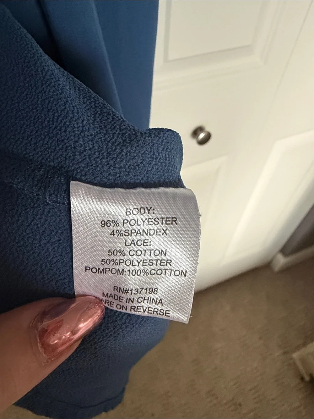 Sleeveless Navy Lace-Back Open Coverup Tunic